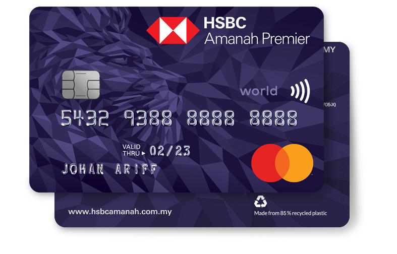 HSBC Amanah Premier World Mastercard Credit card-i