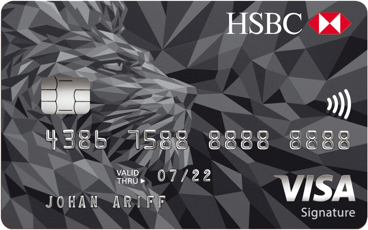 Visa Signature Credit Card face; image used for Visa Signature Credit Card