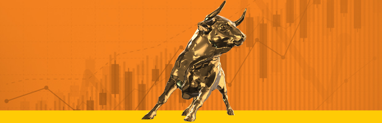A golden bull; image used for HSBC Malaysia Liquid State of the Economy 2020 article