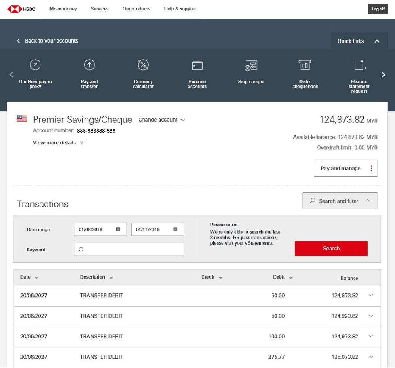 Hsbc Online Banking Features And Services Hsbc My